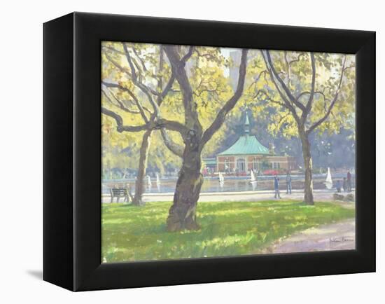 Boat Pond, Central Park-Julian Barrow-Framed Premier Image Canvas