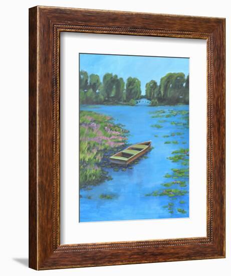 BOAT POND-ALLAYN STEVENS-Framed Art Print