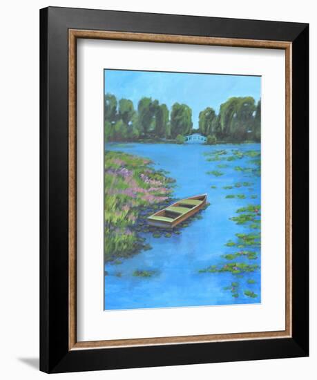 BOAT POND-ALLAYN STEVENS-Framed Art Print