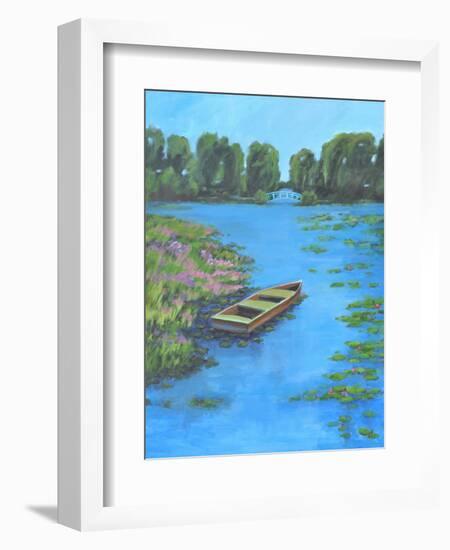 BOAT POND-ALLAYN STEVENS-Framed Art Print