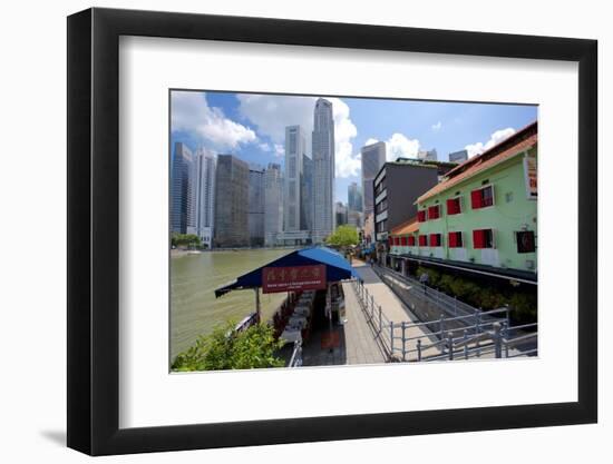 Boat Quay, Singapore, Southeast Asia-Frank Fell-Framed Photographic Print