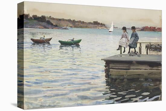 Boat Race, 1886-Anders Zorn-Framed Stretched Canvas