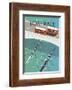 Boat Race - Dave Thompson Contemporary Travel Print-Dave Thompson-Framed Art Print