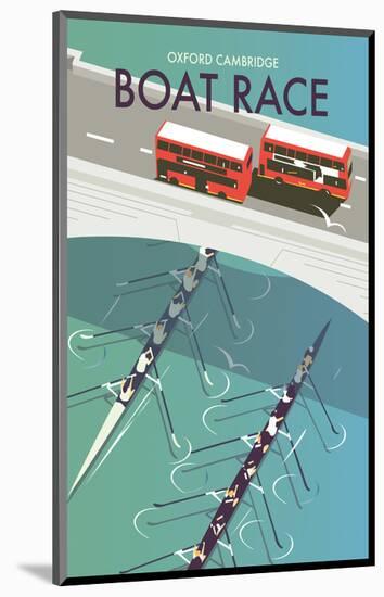 Boat Race - Dave Thompson Contemporary Travel Print-Dave Thompson-Mounted Giclee Print