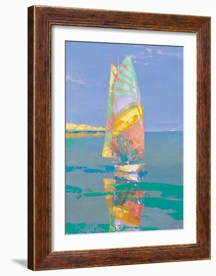 Boat Race III-Joaquin Moragues-Framed Art Print