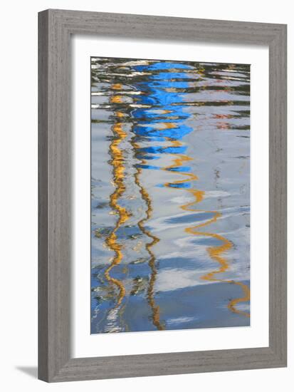 Boat Reflection I-Kathy Mahan-Framed Photographic Print