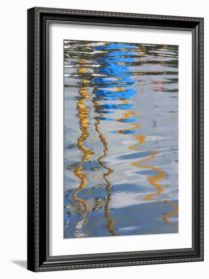 Boat Reflection I-Kathy Mahan-Framed Photographic Print