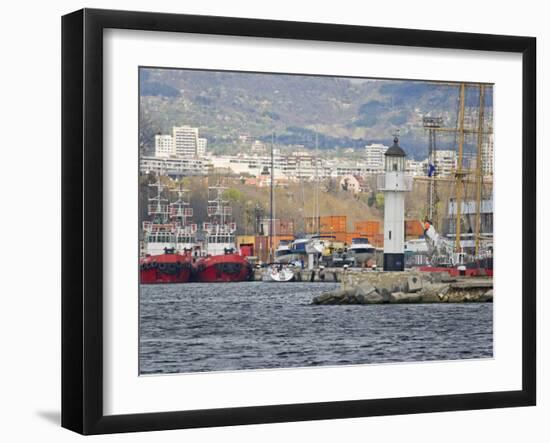 Boat Ride along Coastline, Black Sea, Varna, Bulgaria-Joe Restuccia III-Framed Photographic Print