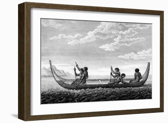 Boat Solomon Islands 1-null-Framed Art Print