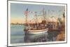 Boat, Sponge Exchange, Tarpon Springs, Florida-null-Mounted Art Print