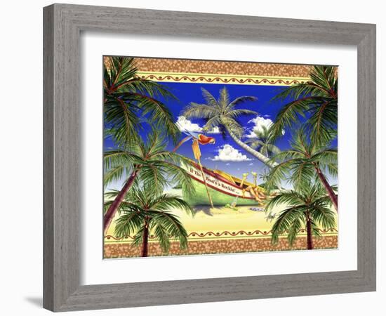 Boat Toast Motif-James Mazzotta-Framed Giclee Print