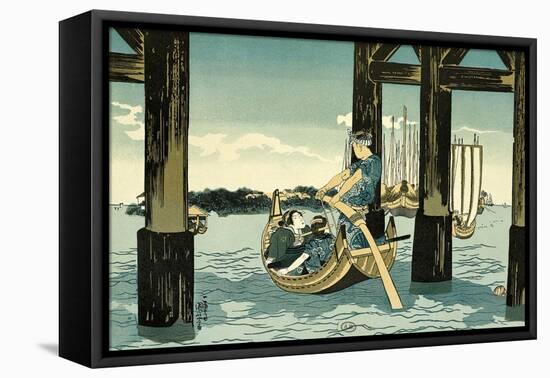 Boat Trips, 1888-1889-Kuniyoshi Utagawa-Framed Premier Image Canvas