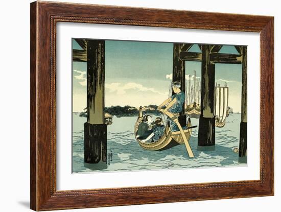 Boat Trips, 1888-1889-Kuniyoshi Utagawa-Framed Giclee Print