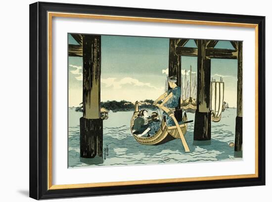 Boat Trips, 1888-1889-Kuniyoshi Utagawa-Framed Giclee Print