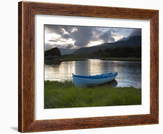 Boat, Upper Lake, Killarney National Park, County Kerry, Munster, Republic of Ireland, Europe-Richard Cummins-Framed Photographic Print