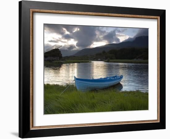 Boat, Upper Lake, Killarney National Park, County Kerry, Munster, Republic of Ireland, Europe-Richard Cummins-Framed Photographic Print