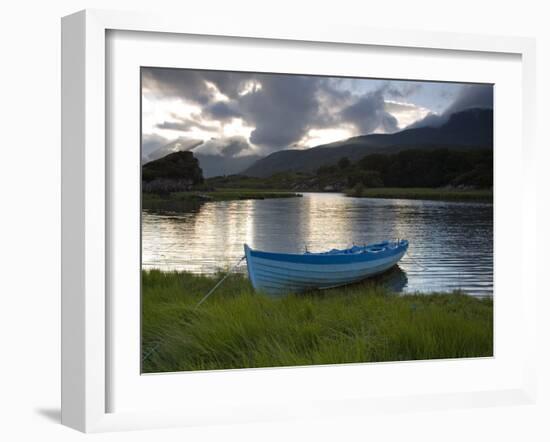 Boat, Upper Lake, Killarney National Park, County Kerry, Munster, Republic of Ireland, Europe-Richard Cummins-Framed Photographic Print