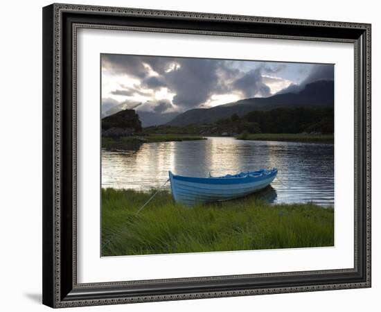 Boat, Upper Lake, Killarney National Park, County Kerry, Munster, Republic of Ireland, Europe-Richard Cummins-Framed Photographic Print