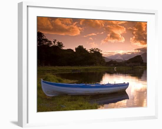 Boat, Upper Lake, Killarney National Park, County Kerry, Munster, Republic of Ireland, Europe-Richard Cummins-Framed Photographic Print