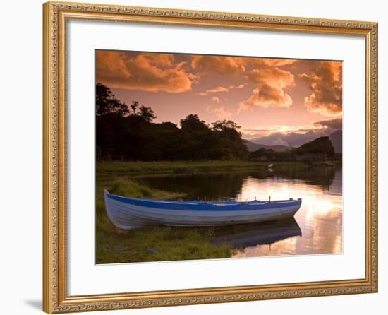 Boat, Upper Lake, Killarney National Park, County Kerry, Munster, Republic of Ireland, Europe-Richard Cummins-Framed Photographic Print