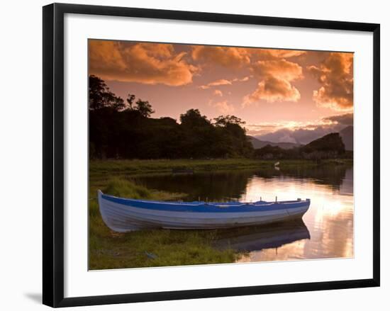 Boat, Upper Lake, Killarney National Park, County Kerry, Munster, Republic of Ireland, Europe-Richard Cummins-Framed Photographic Print