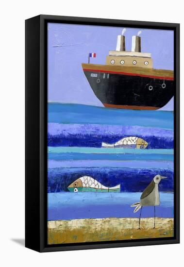 Boat-Nathaniel Mather-Framed Premier Image Canvas