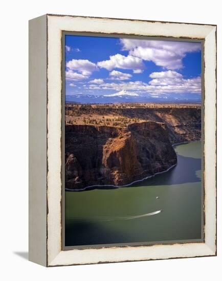 Boaters on Lake Billy Chinook-Steve Terrill-Framed Premier Image Canvas