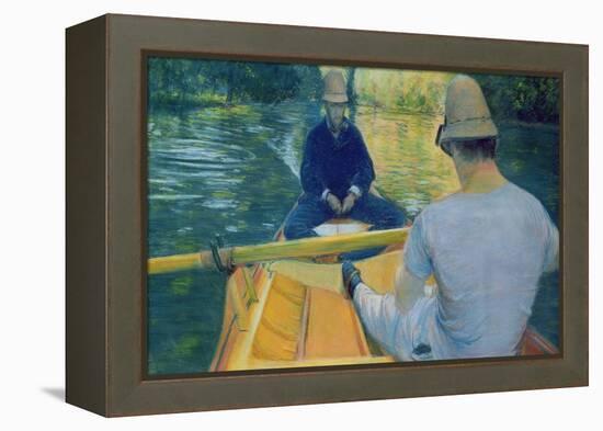 Boaters on the Yerres-Gustave Caillebotte-Framed Premier Image Canvas