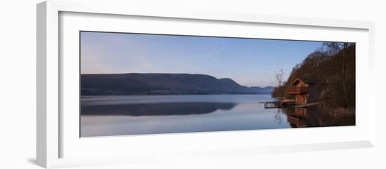 Boathouse before Dawn on a Spring Morning, Ullswater, Lake District National Park, Cumbria, England-Ian Egner-Framed Photographic Print