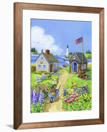 Boathouse Cove-Geraldine Aikman-Framed Giclee Print