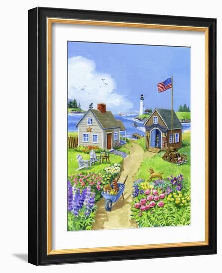 Boathouse Cove-Geraldine Aikman-Framed Giclee Print