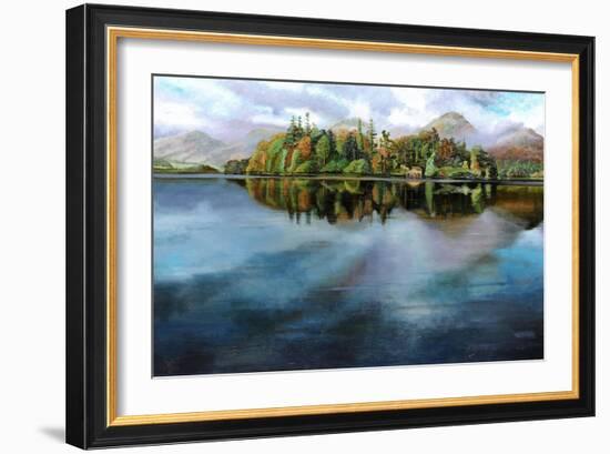 Boathouse, Derwentwater, Cumbria, 2008-Trevor Neal-Framed Giclee Print