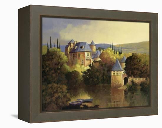 Boathouse on the Dordogne-Max Hayslette-Framed Premier Image Canvas