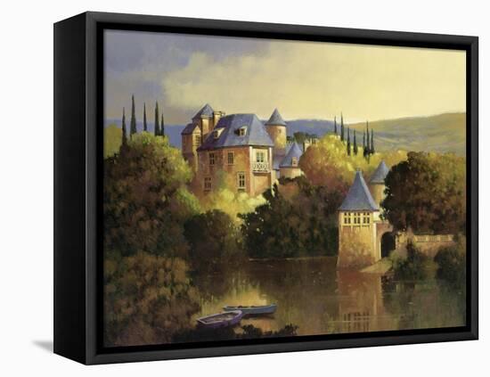 Boathouse on the Dordogne-Max Hayslette-Framed Premier Image Canvas