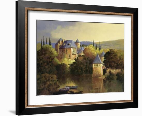 Boathouse on the Dordogne-Max Hayslette-Framed Giclee Print