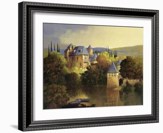 Boathouse on the Dordogne-Max Hayslette-Framed Giclee Print