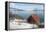 Boathouse on the Island of Kvaloya (Whale Island), Troms, Norway, Scandinavia, Europe-David Lomax-Framed Premier Image Canvas