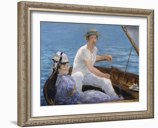 Boating, 1874-Edouard Manet-Framed Giclee Print