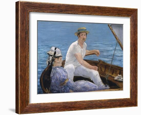 Boating, 1874-Edouard Manet-Framed Giclee Print