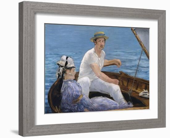 Boating, 1874-Edouard Manet-Framed Giclee Print