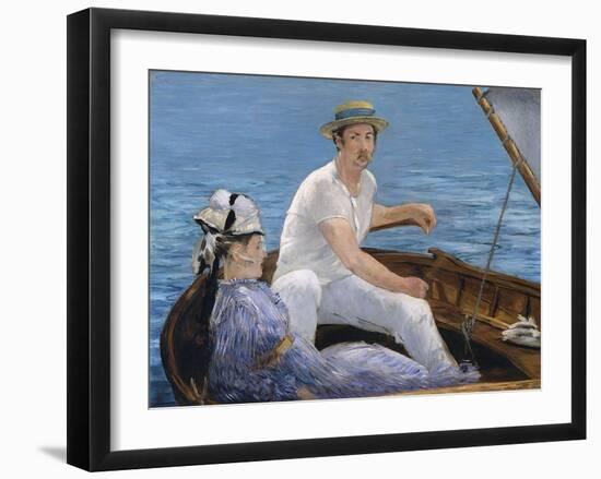 Boating, 1874-Edouard Manet-Framed Giclee Print