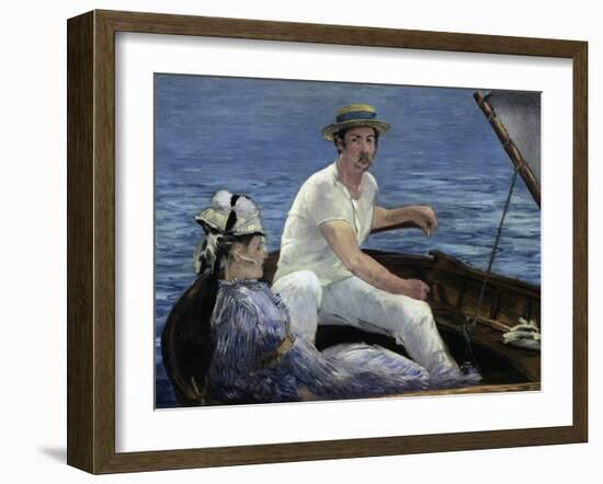 Boating, 1874-Edouard Manet-Framed Giclee Print