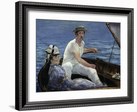 Boating, 1874-Edouard Manet-Framed Giclee Print