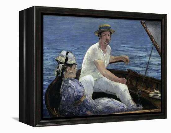 Boating, 1874-Edouard Manet-Framed Premier Image Canvas