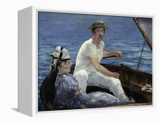 Boating, 1874-Edouard Manet-Framed Premier Image Canvas