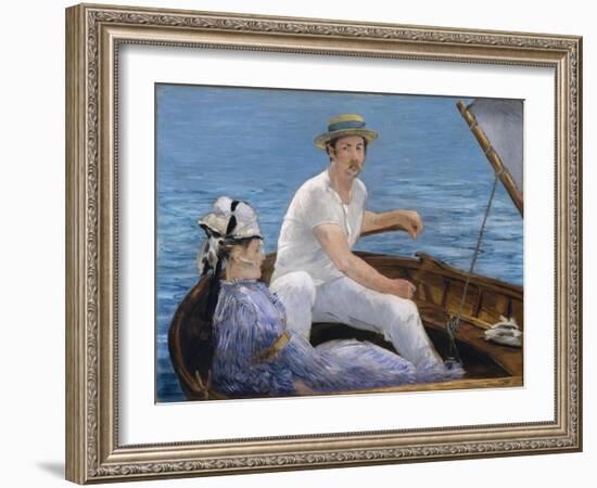 Boating, 1874-Edouard Manet-Framed Giclee Print