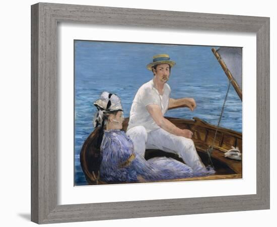 Boating, 1874-Edouard Manet-Framed Giclee Print