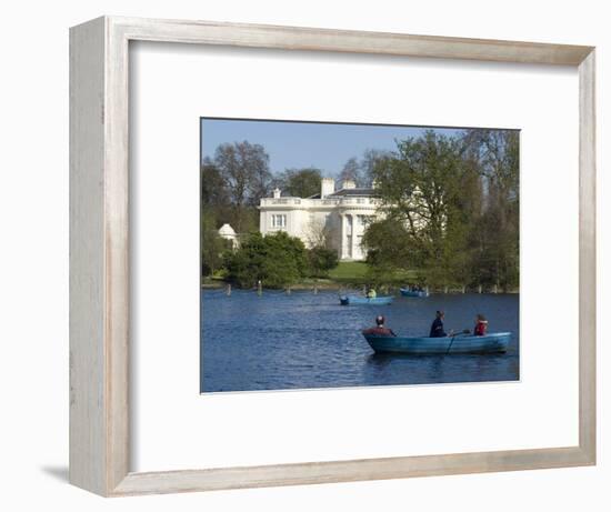 Boating Lake, Regent's Park, London, England, United Kingdom, Europe-Ethel Davies-Framed Photographic Print