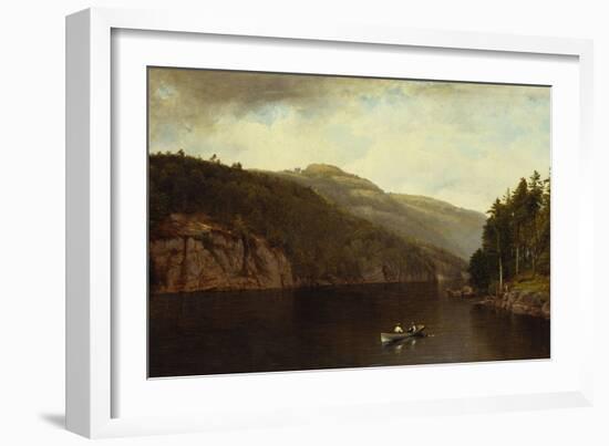 Boating on Lake George, 1870-David Johnson-Framed Giclee Print