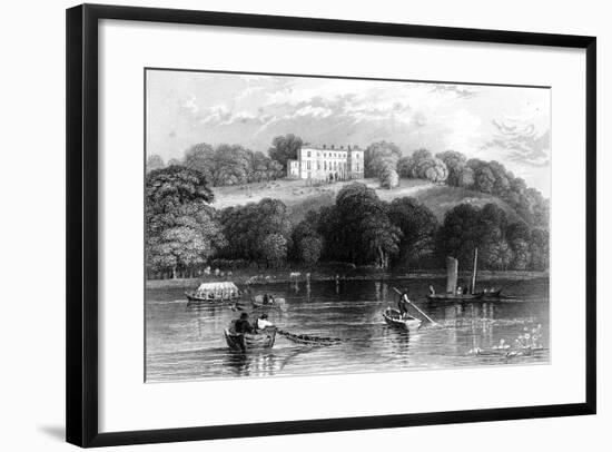 Boating on the Thames Near Henley, Oxfordshire, 1830-null-Framed Giclee Print